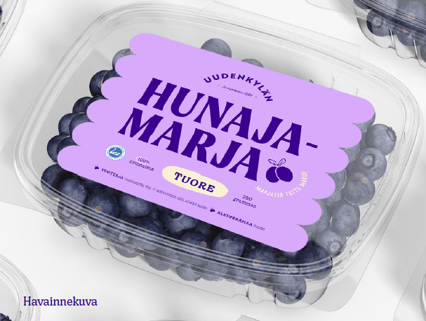 Hunajamarja rasiassa, tuore